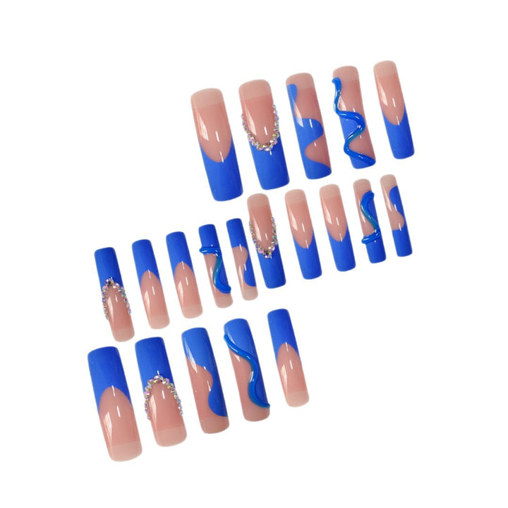 Glamorous 3D Long Stiletto Press-On Nails Bowlift