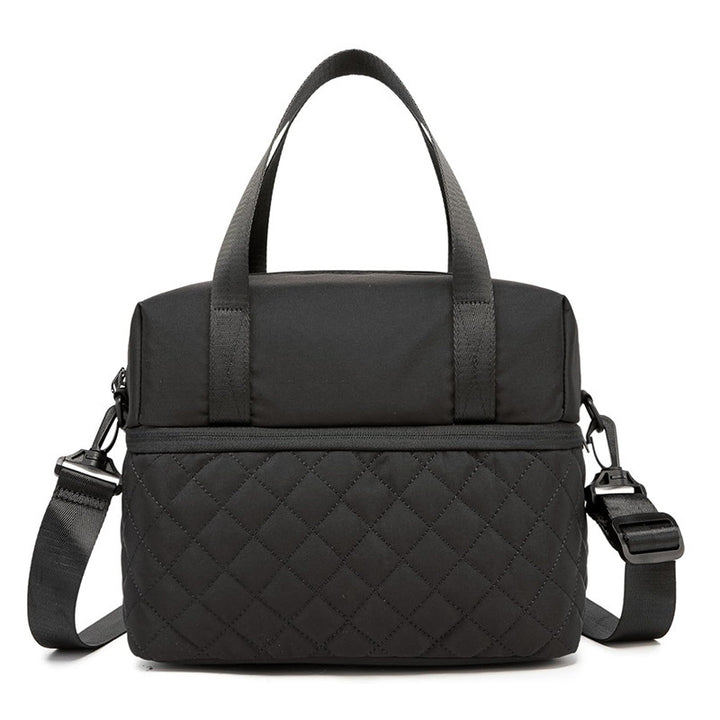 Practical Quilted Tote Bag Bowlift