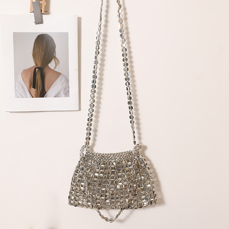Fashionable Shoulder Bag In Sparkling Design Bowlift