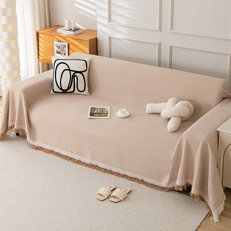 Textured Woven Throw Blanket