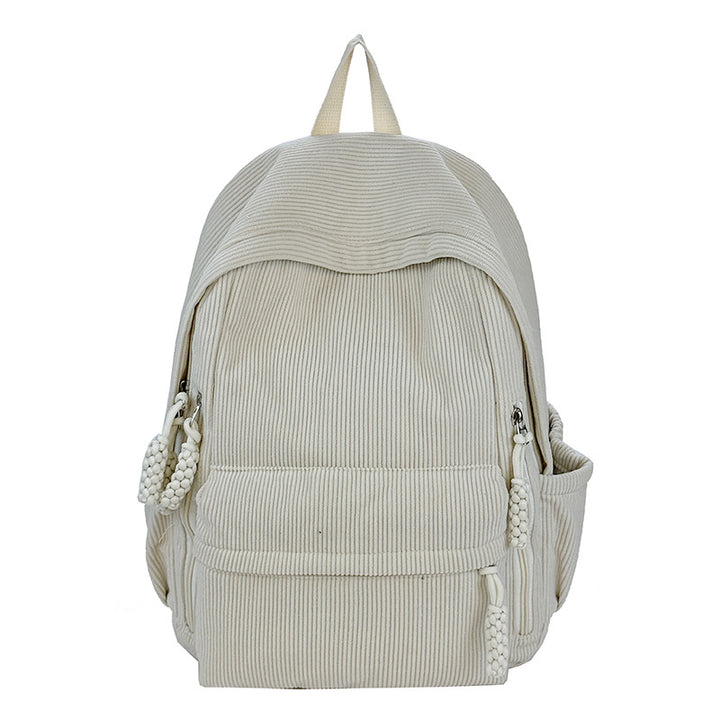 Backpack Made of Durable Ribbed Material Bowlift