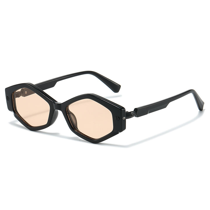 Fashionable Hexagonal Sunglasses Bowlift