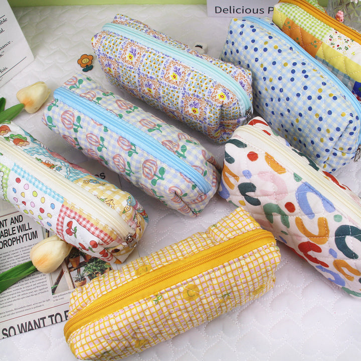 Quilted Zip Pencil Case Bowlift