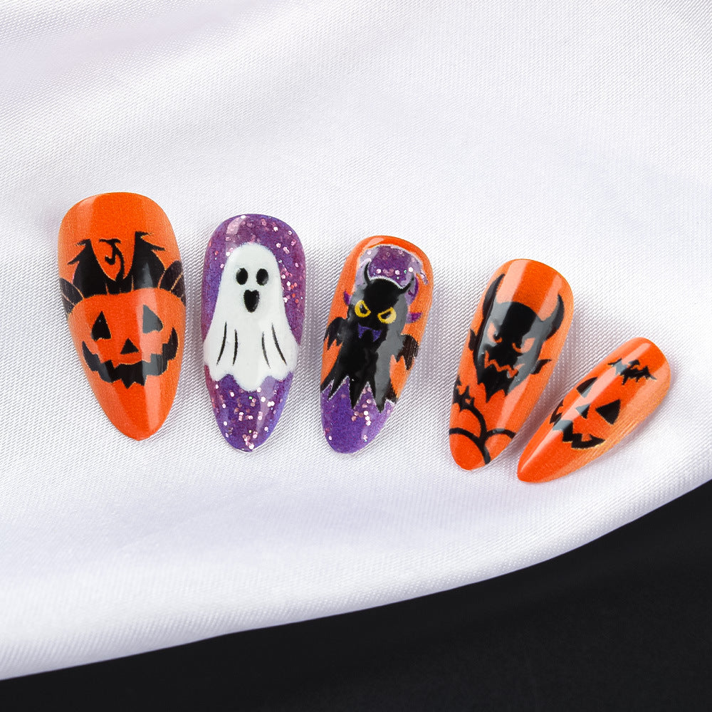 Halloween-Themed Creative Nail Art Bowlift