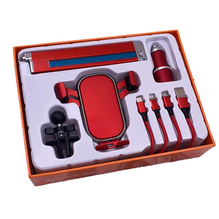 Unisex cordless car charging holder with integrated phone holder Bowlift