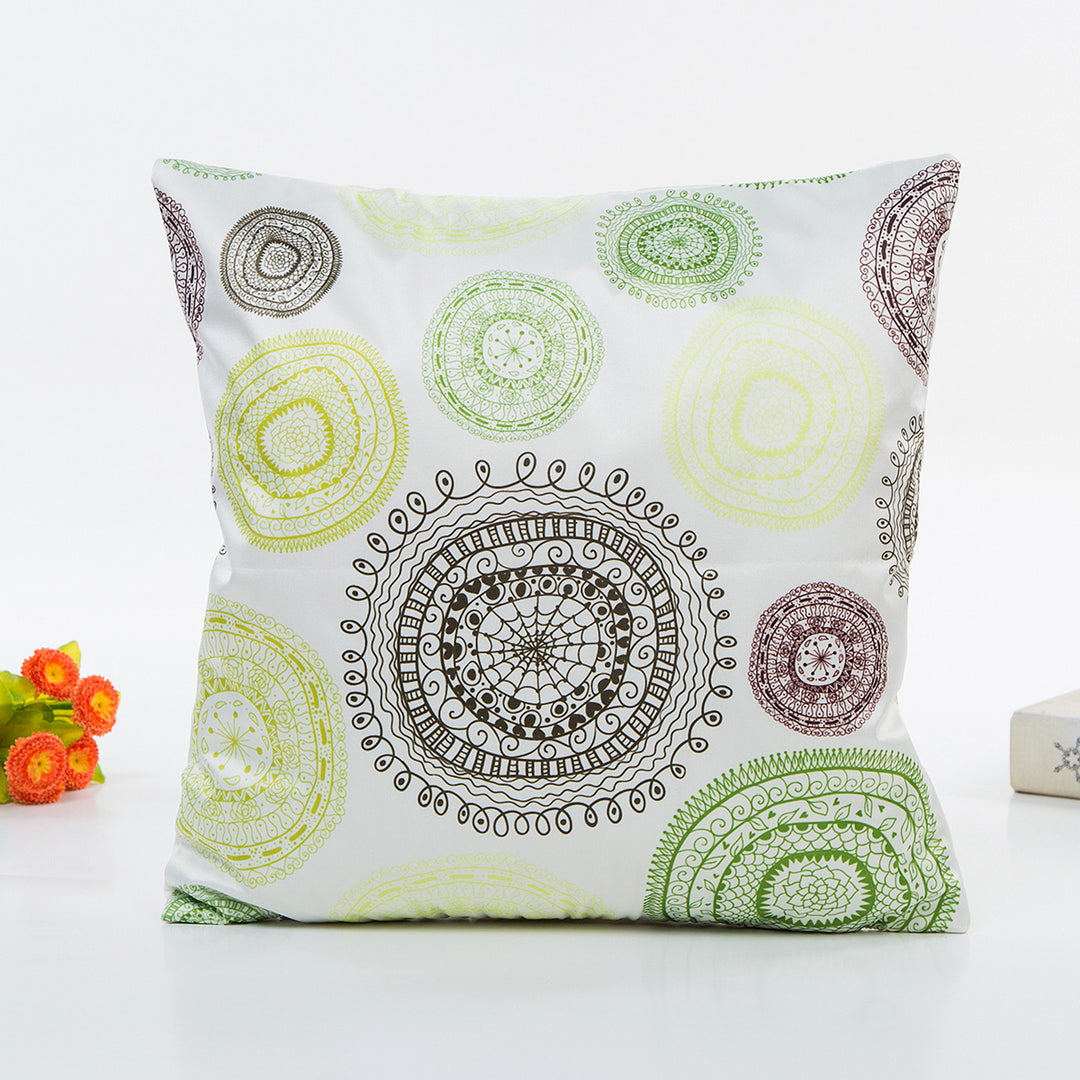 Decorative Leaf Print Pillow