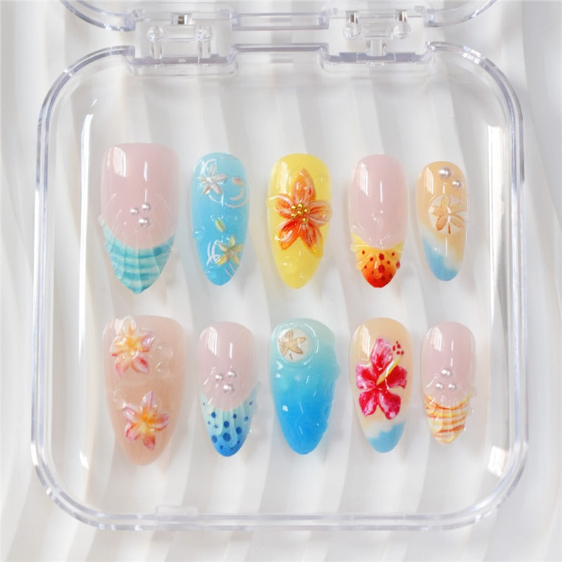 Artistic Tropical Nail Art Set Bowlift