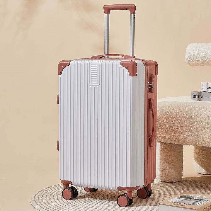 Hard-shell suitcase with double safety lock and flexible interior Bowlift