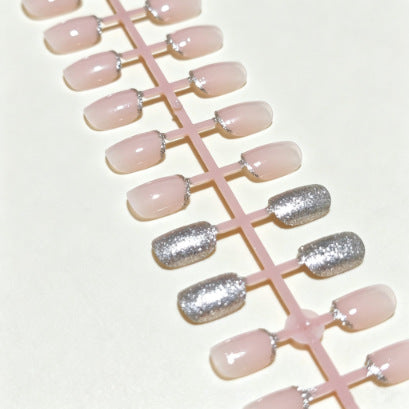 Elegant French Tip Nail Art Extensions Bowlift