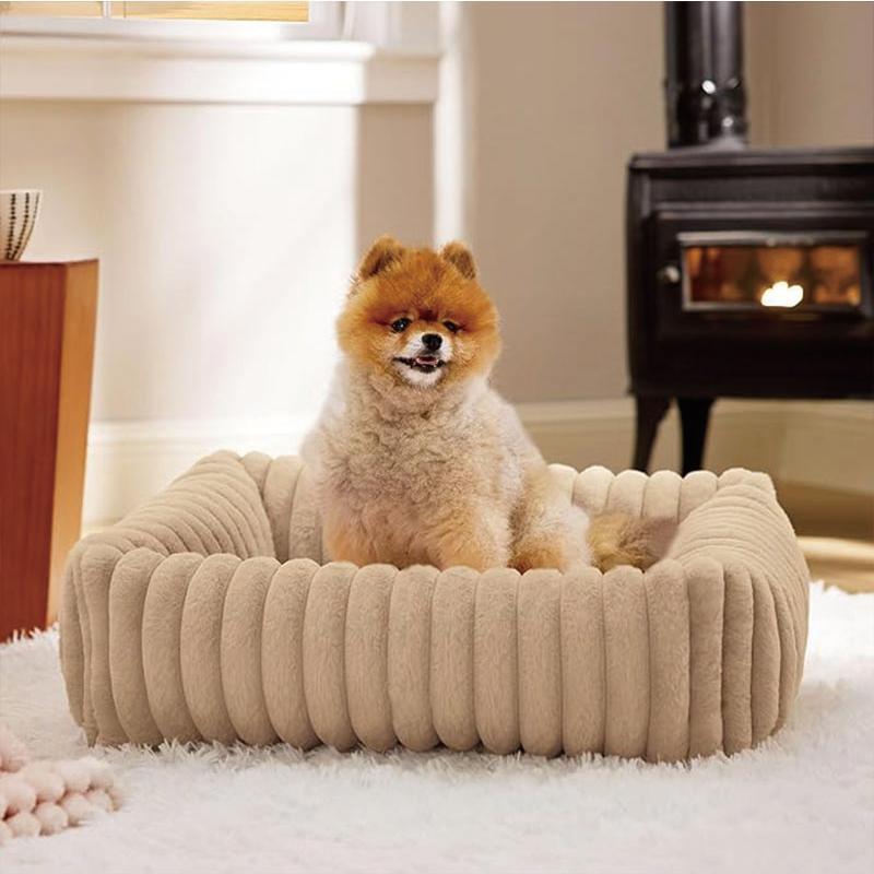 Cozy Plush Dog Bed