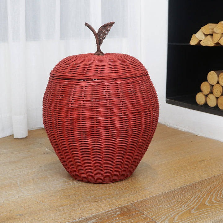 Decorative Woven Storage Container with Lid Bowlift