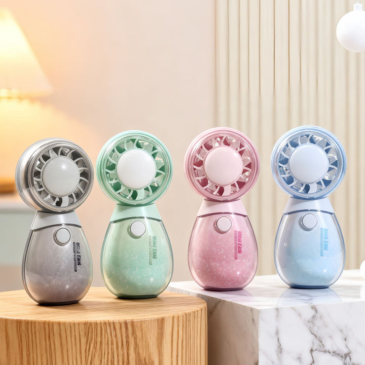 Women Portable Hand Fan with Unique Cat Design Bowlift