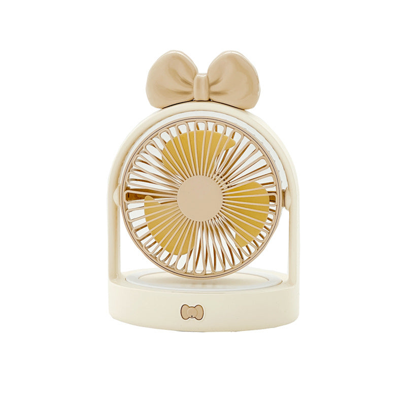 Ladies Portable Mini Fan with Cute Design Bowlift