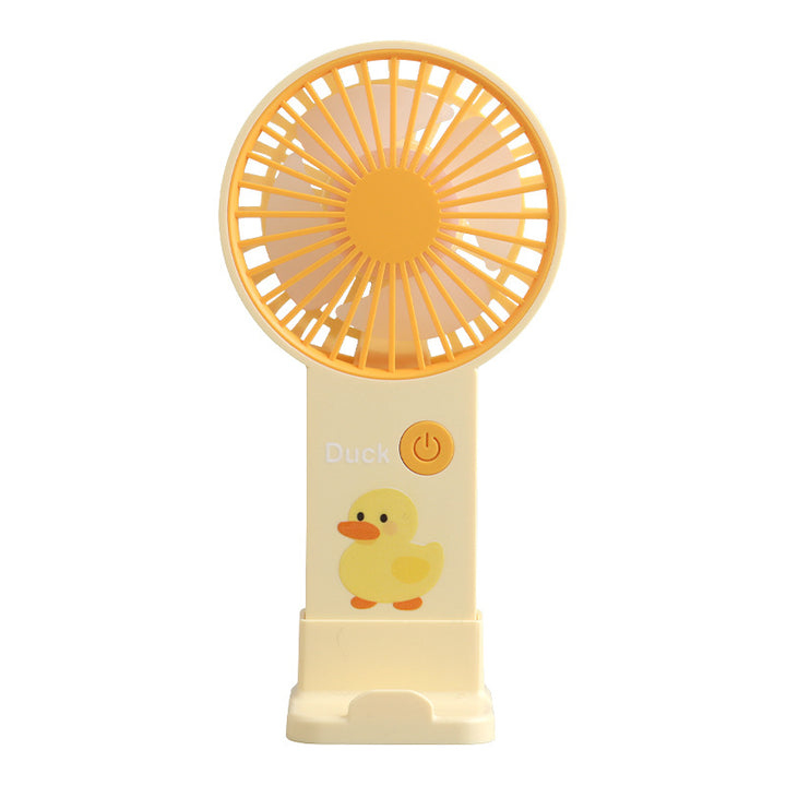 Ladies portable hand fan in playful bunny design Bowlift