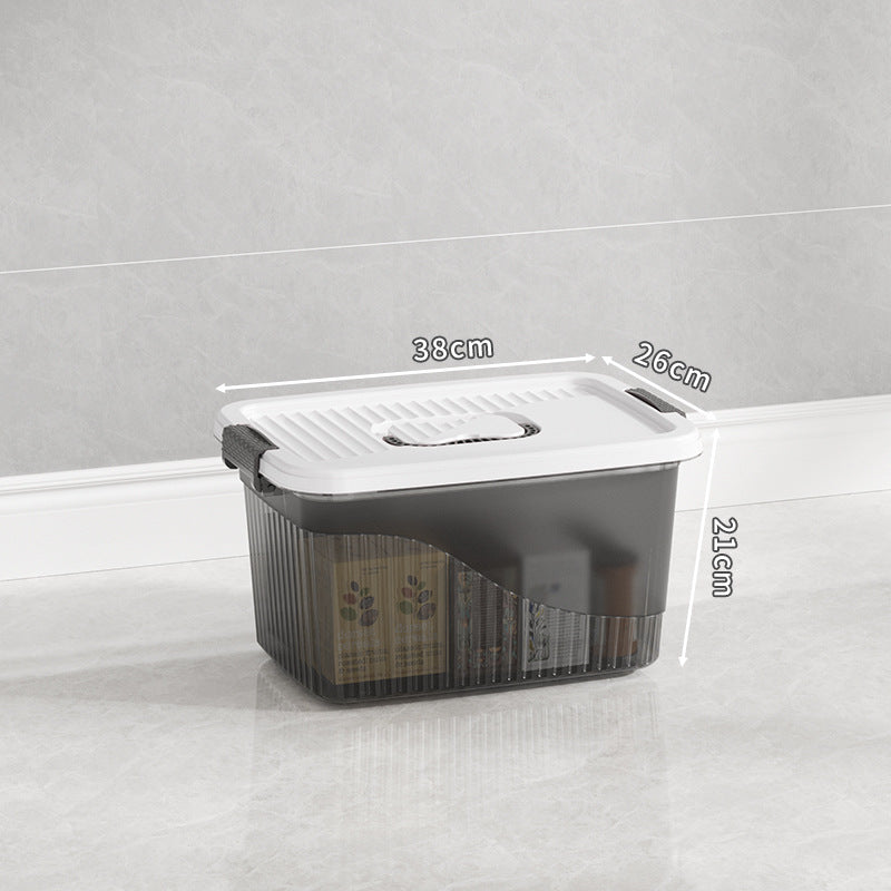 Multi-Functional Storage Box with Durable Lid Bowlift