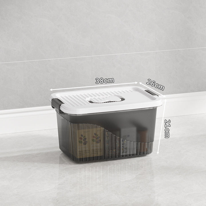Multi-Functional Storage Box with Durable Lid Bowlift