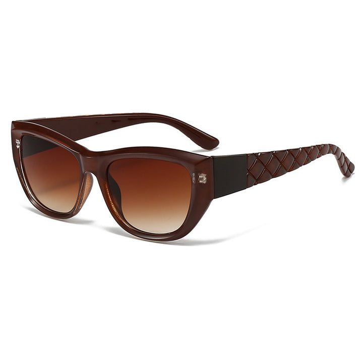 Ladies Cat-Eye Sunglasses with elegant, transparent frame Bowlift