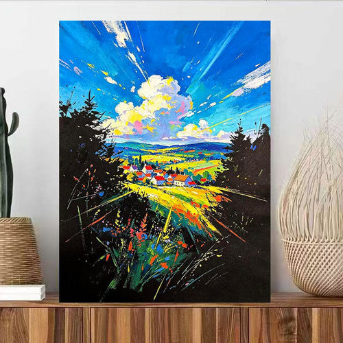 Landscape Inspired Abstract Wall Art Bowlift