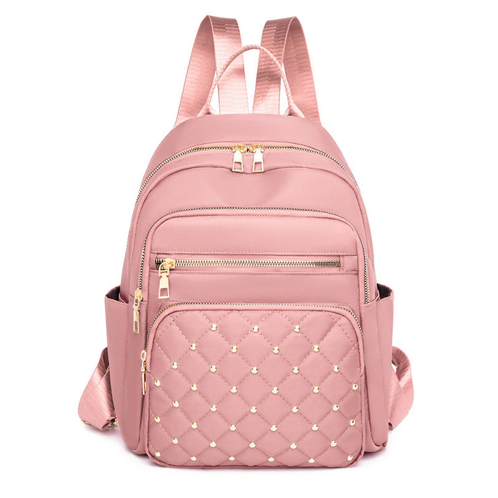 Quilted Multi-Pocket Backpack