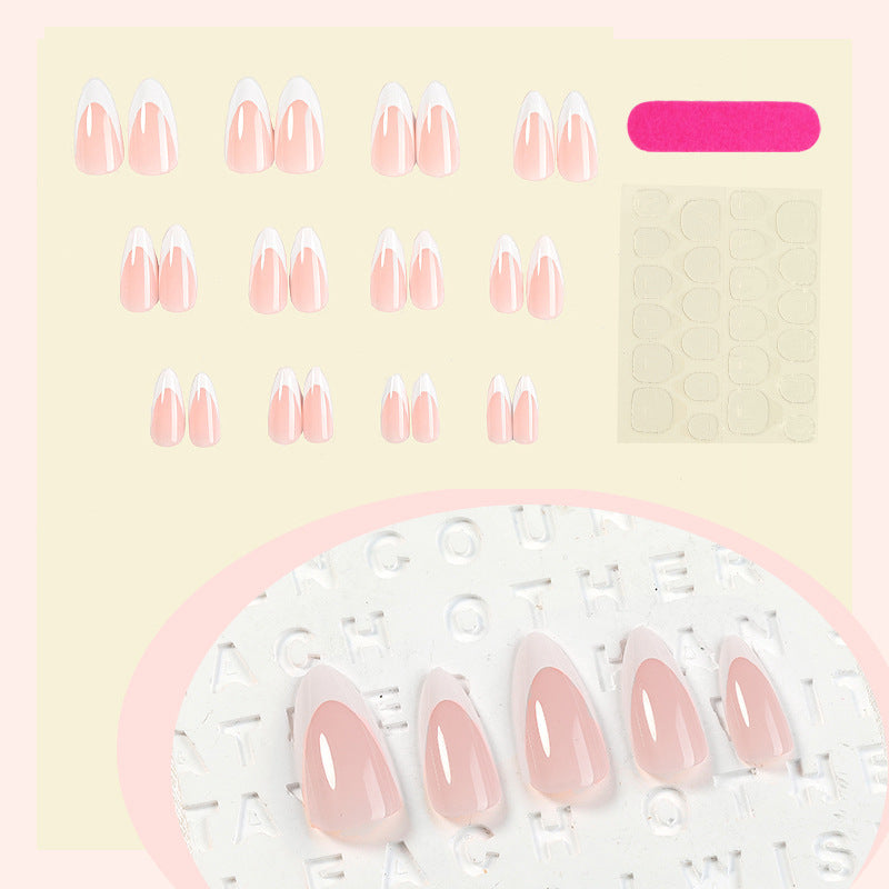 Artificial nail set with trendy, minimalist design Bowlift