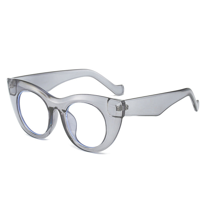 Ladies Cat-Eye Sunglasses with Wide Frame and UV Protection Bowlift