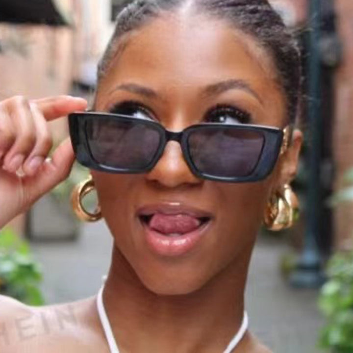 Women's trendy oversized sunglasses with unique leopard print Bowlift