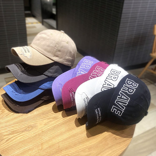 Women's Distressed Casual Denim Cap Bowlift