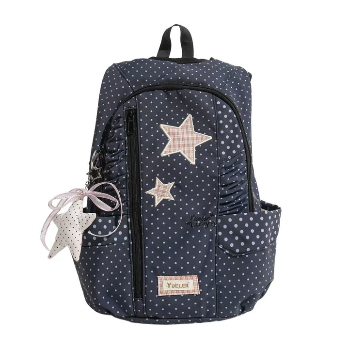 Star-Appliquéd Lightweight Backpack Bowlift