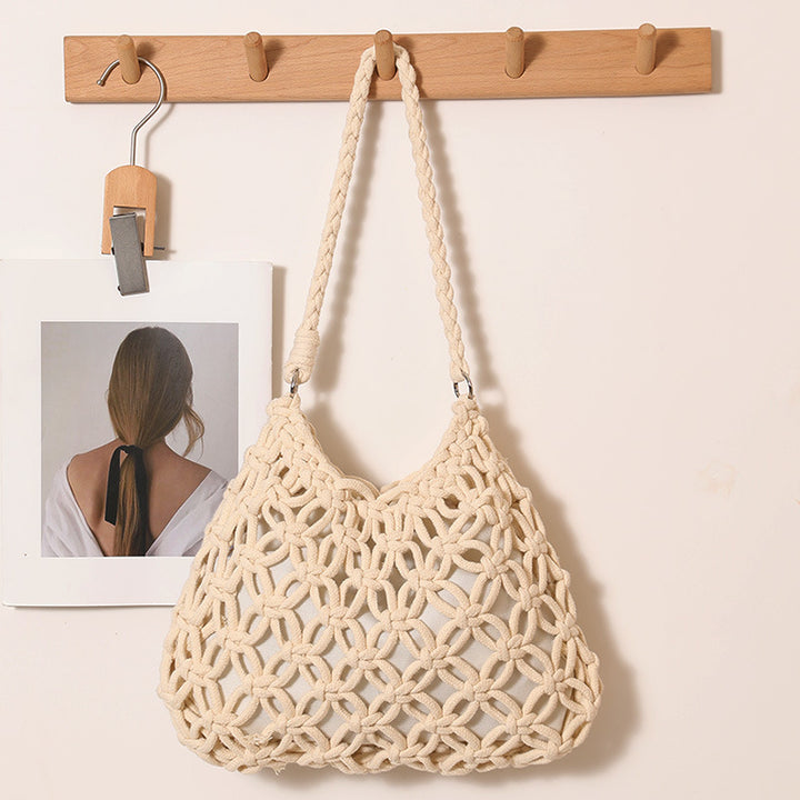 Handmade Macrame Shoulder Bag Bowlift
