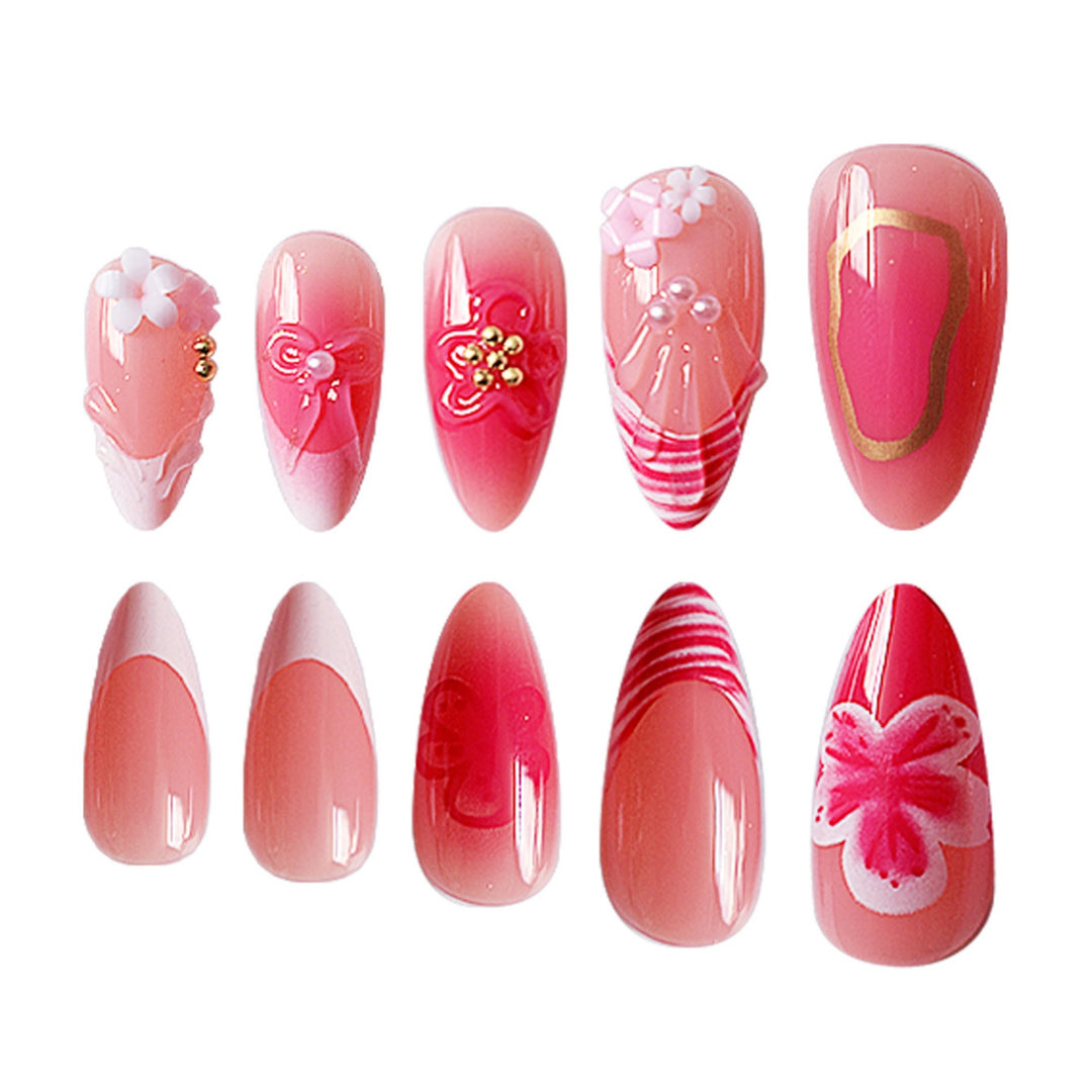 Floral Glam Nail Art Bowlift