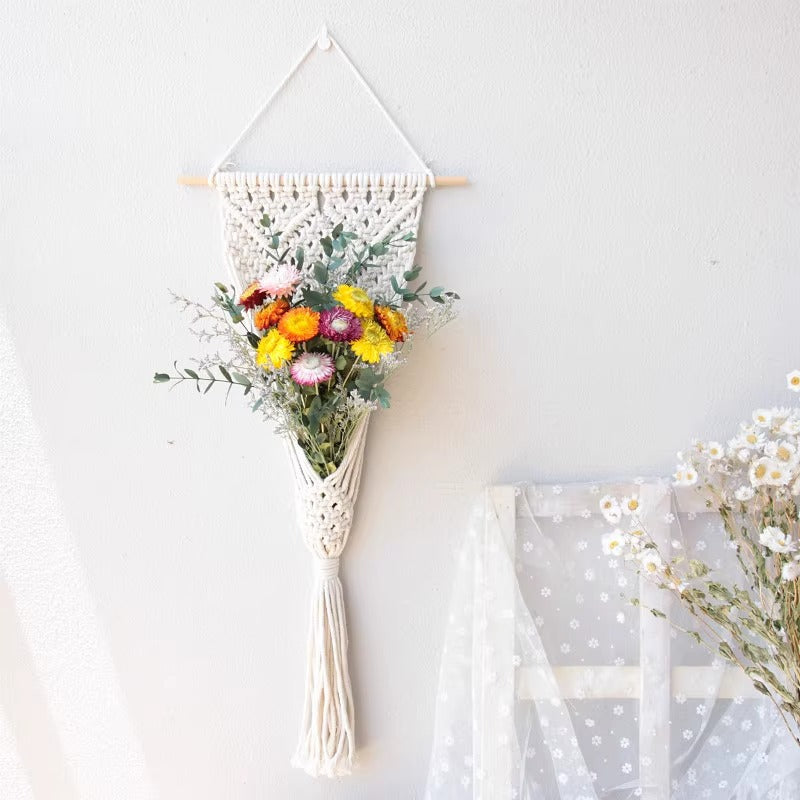 Macrame Wall Hanging with Elegant Fringe Look Bowlift