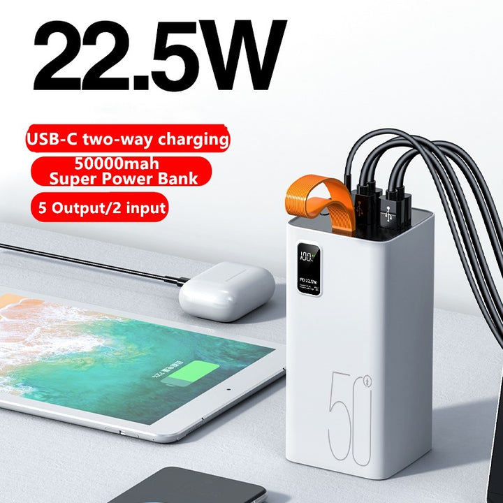 Super Compact Power Bank with Digital Charge Level Display Bowlift