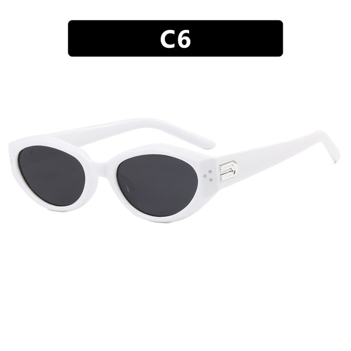 Women's Cat-Eye Sunglasses with Elegant Plastic Frame Bowlift