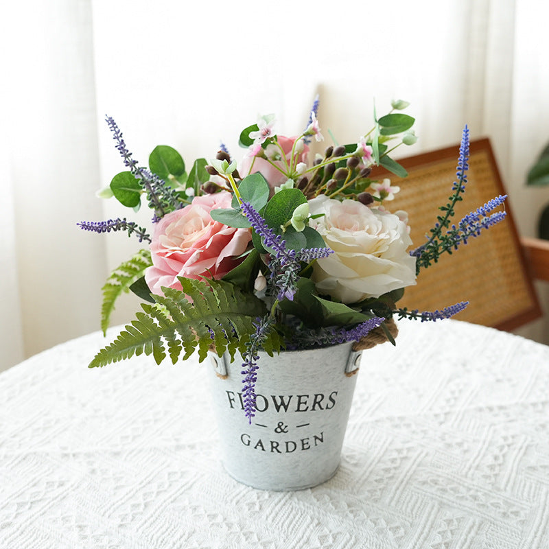 Decorative artificial flower bouquet Bowlift