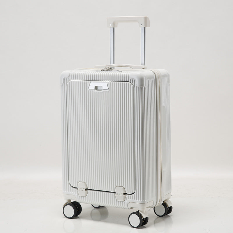 Unisex Durable Lightweight Expandable Hardshell Spinner Suitcase Bowlift