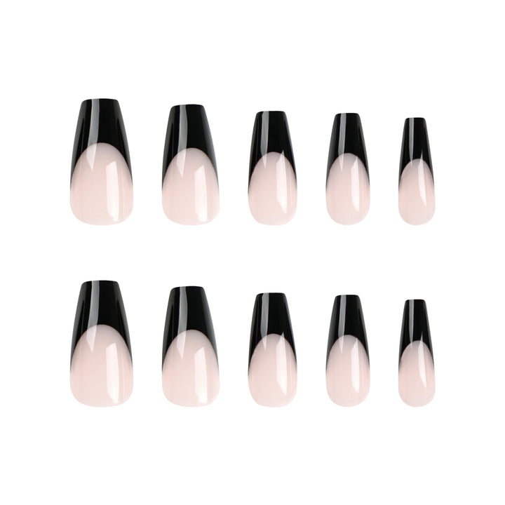 Elegant Gel Nails with trendy French Tip Bowlift