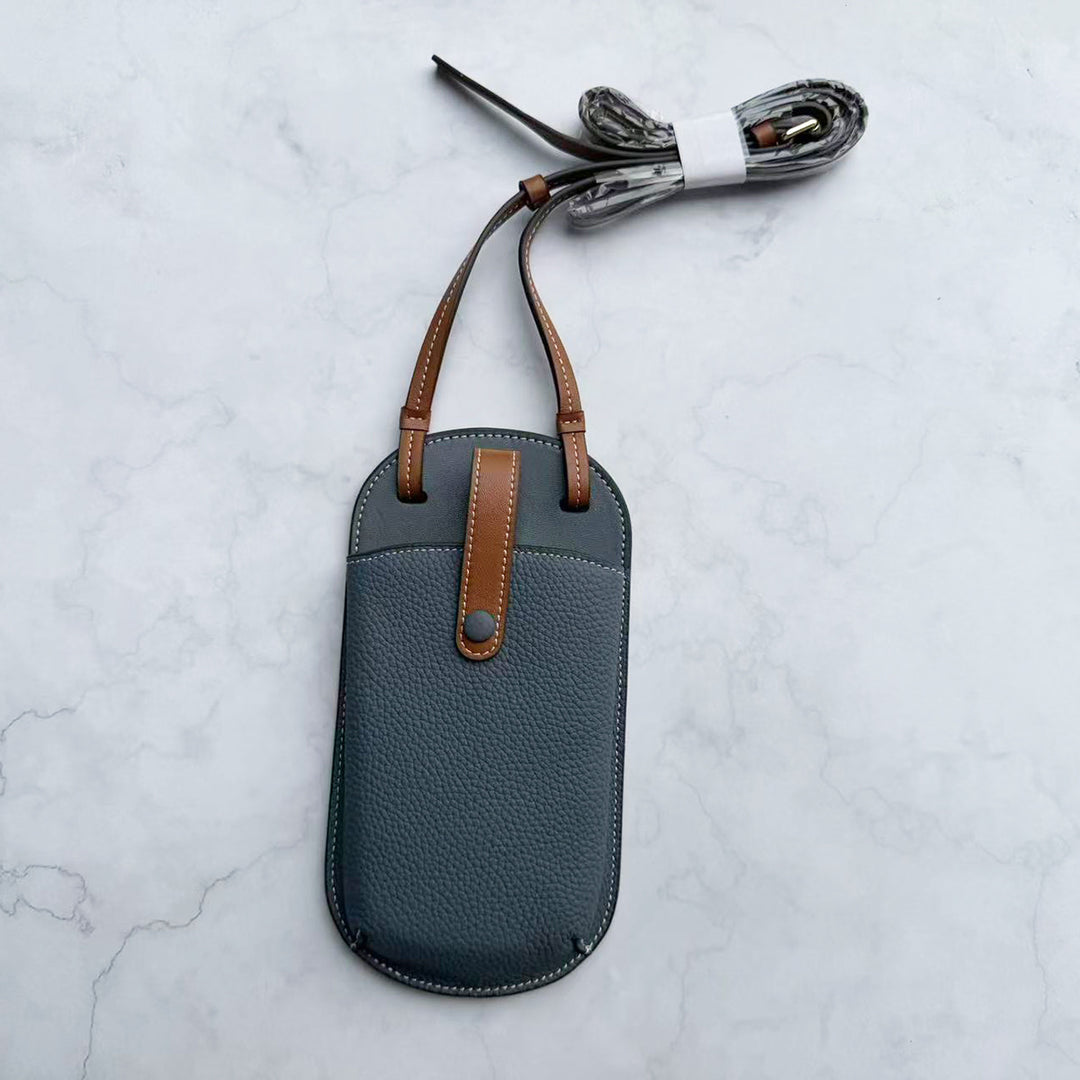 Leather Crossbody Phone Pouch Bowlift