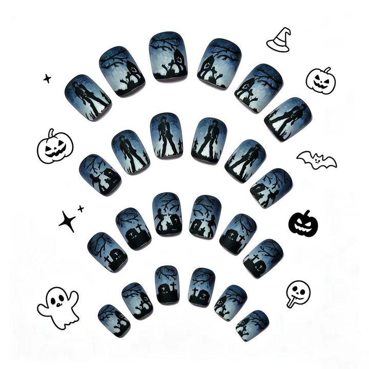 Gothic Graveyard Nail Art Bowlift