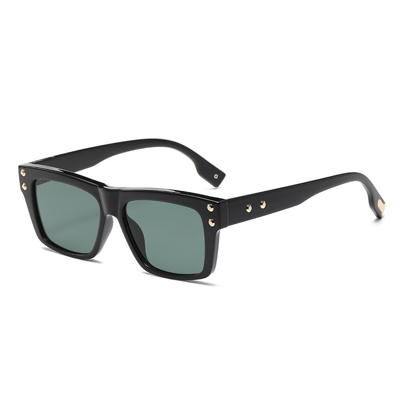 Retro-Inspired Square Frame Sunglasses