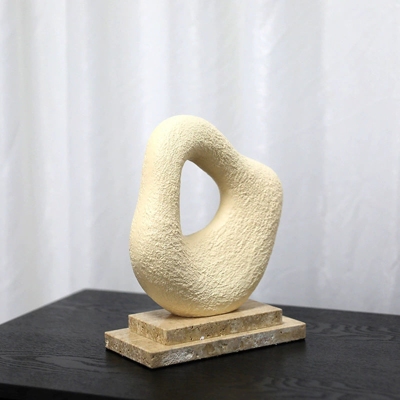 Artistic Textured Centerpiece Sculpture
