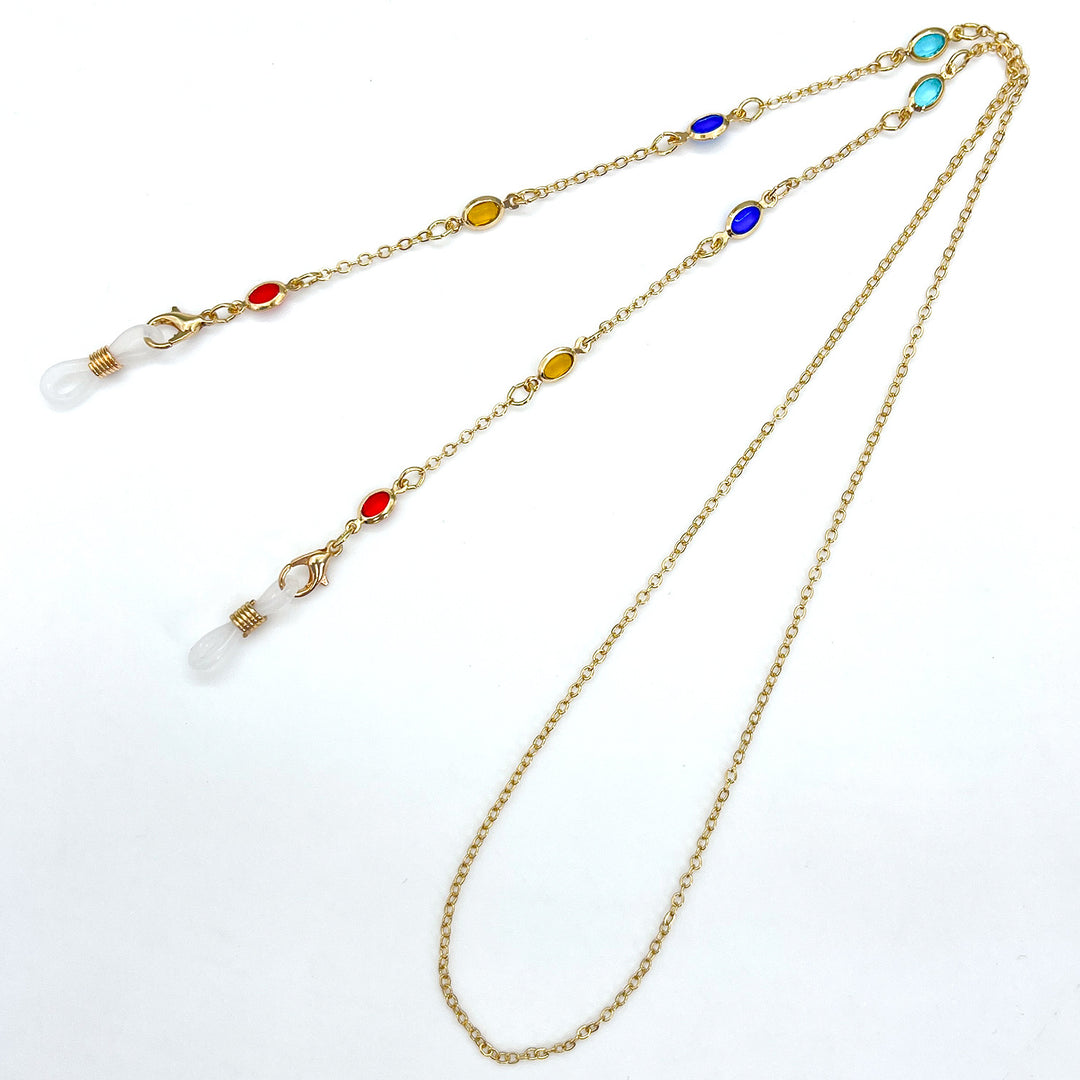 Star-Embellished Eyewear Retainer Chain Bowlift