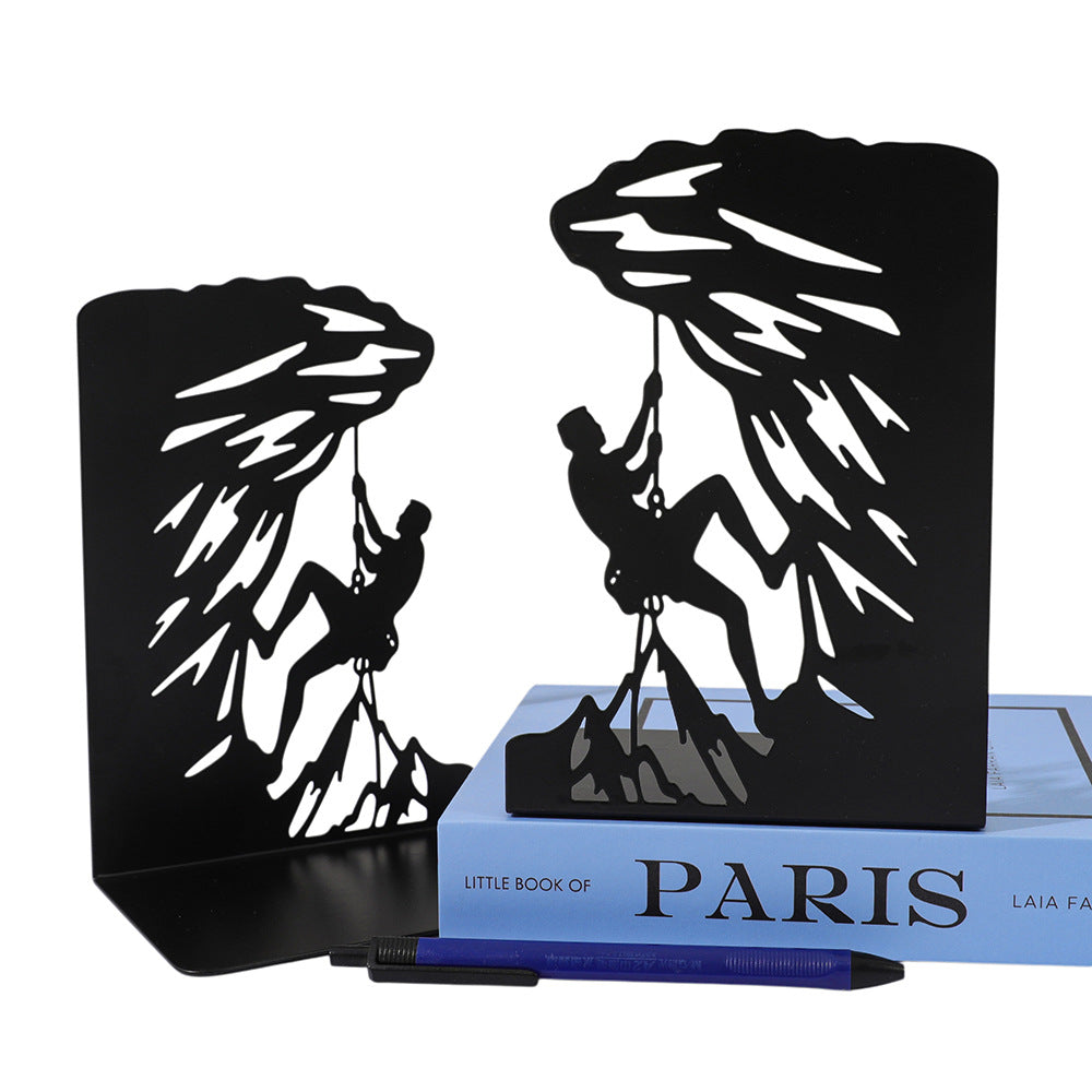 Mountain Climbing Themed Decorative Bookends