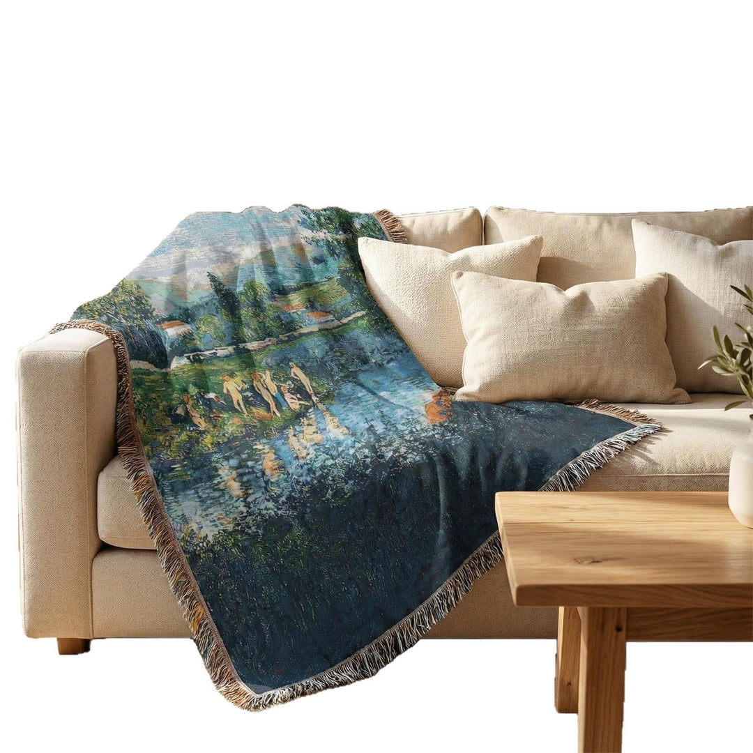 Artistic Landscape Throw Blanket