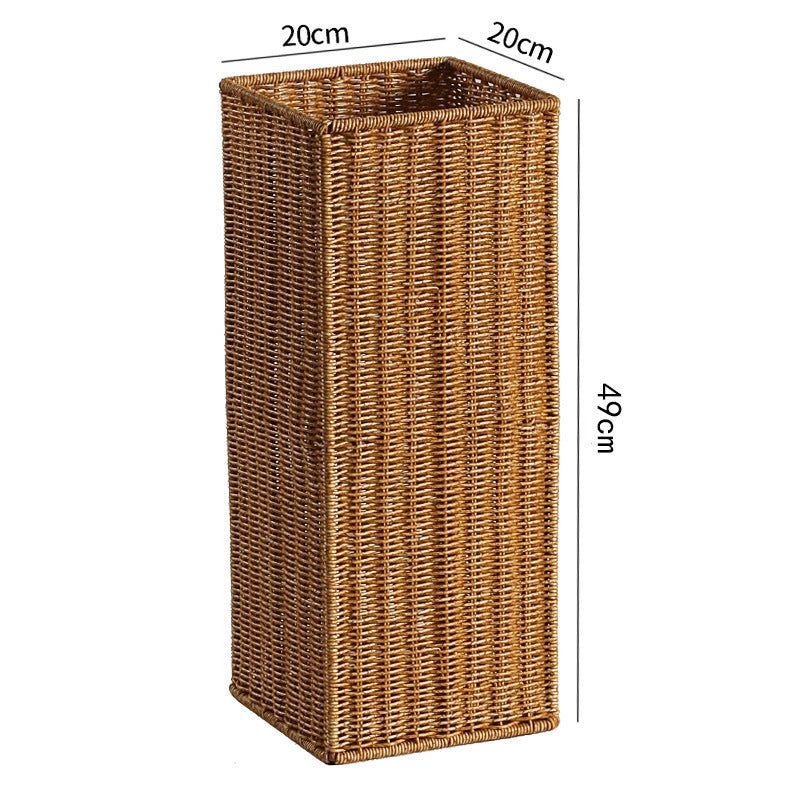Rectangular Wicker Waste Bin Bowlift
