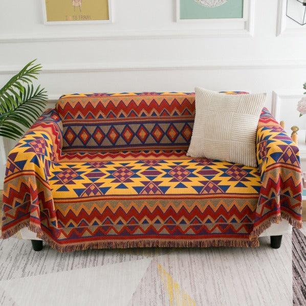 Artistic Woven Throw Blanket