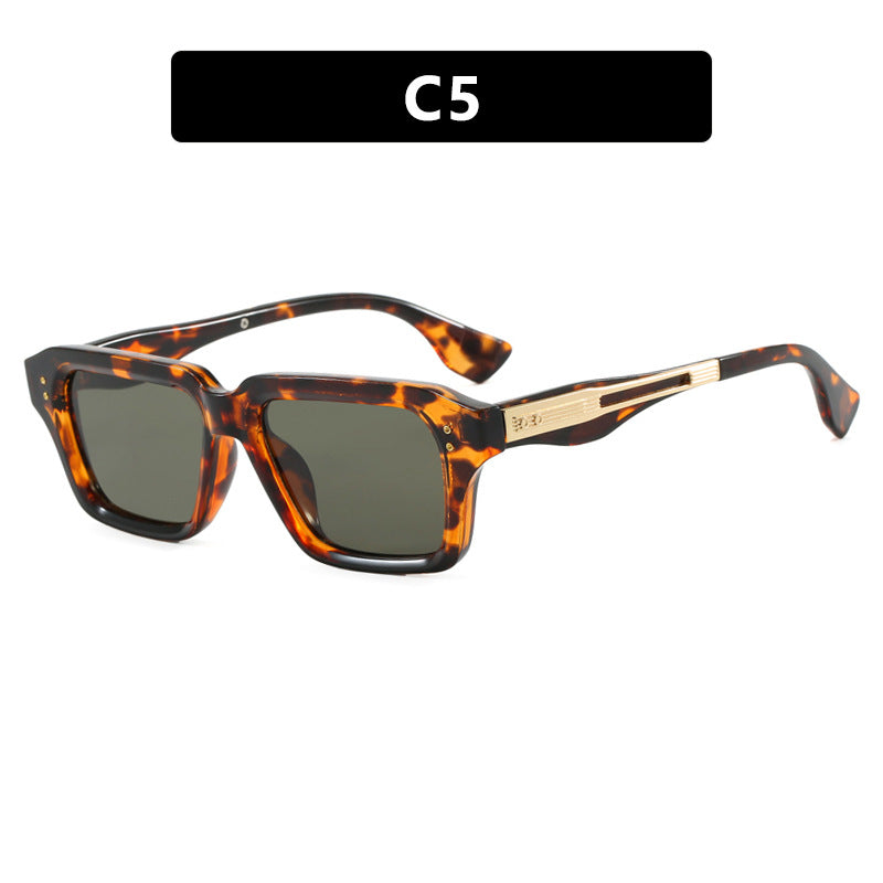 Women's stylish square sunglasses with luxurious tortoiseshell pattern and durable frame Bowlift