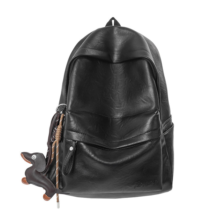 Casual Leather School Backpack Bowlift