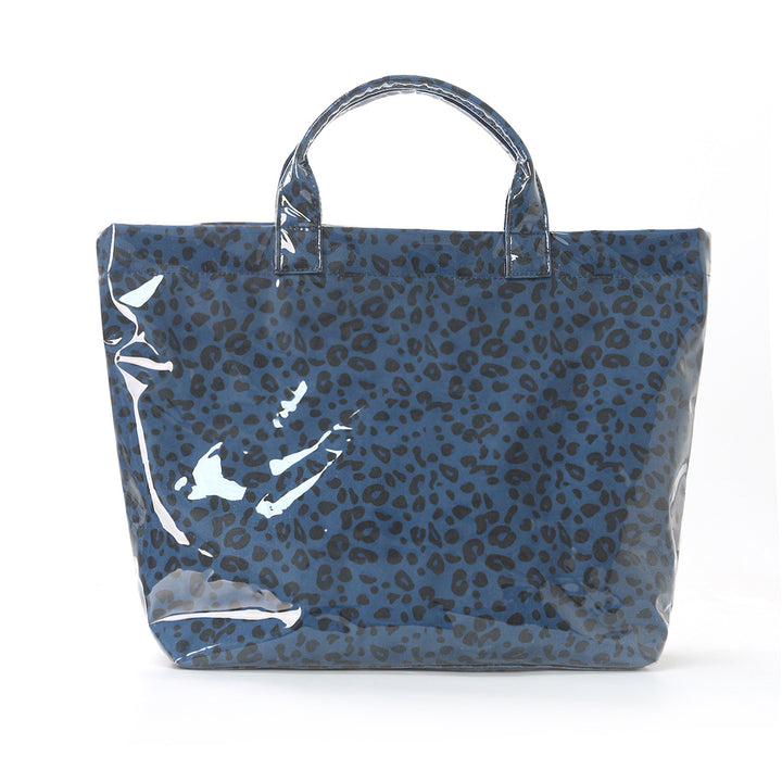 Beach bag with colorful check pattern and water-repellent coating Bowlift