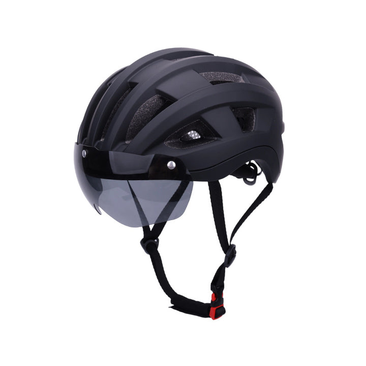 WoAerodynamic Bicycle Helmet with Integrated Visor Bowlift
