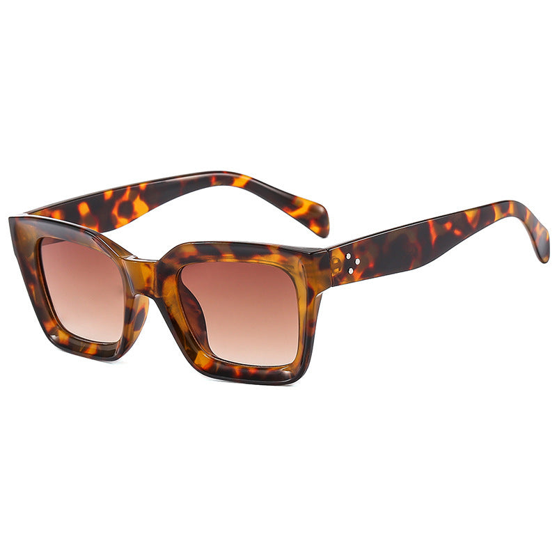 Women's fashionable square sunglasses with narrow frame Bowlift